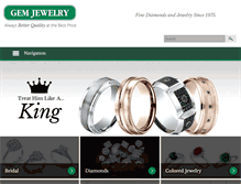 Tablet Screenshot of gemjewelry.com